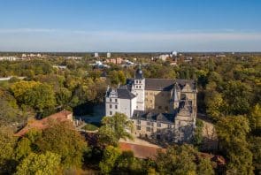 Blick auf Schloss Wolfsburg