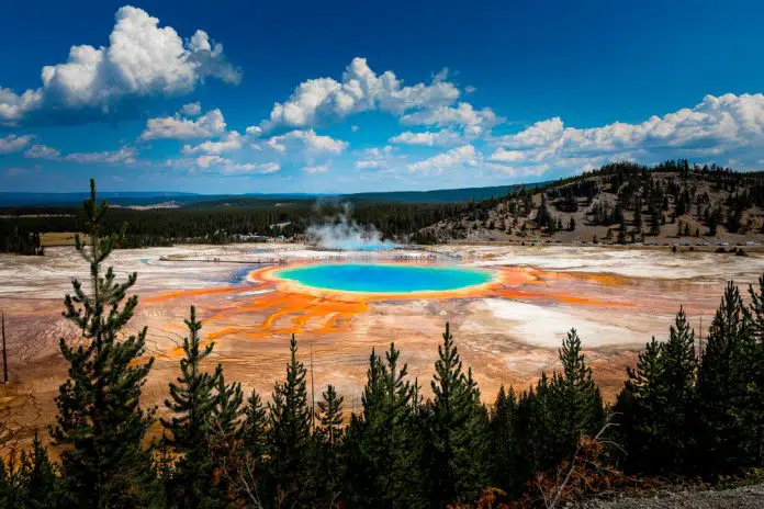 Grand Prismatic Spring im Yellowstone-Park