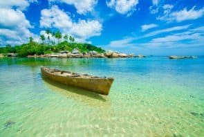 Sampan auf der Insel Bintan