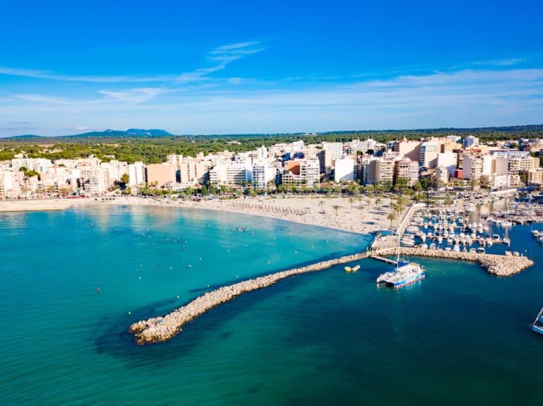 El Arenal is located on the coast of the Spanish Balearic island of Mallorca