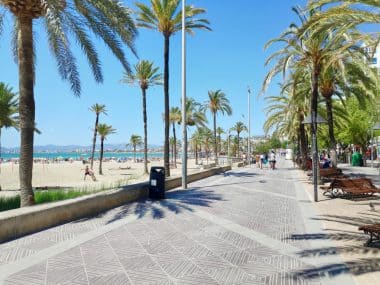 Promenade von El Arenal