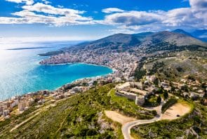 Blick auf Saranda