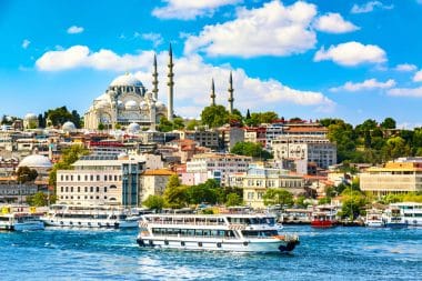 Blick auf die Suleymaniye Moschee, Istanbul