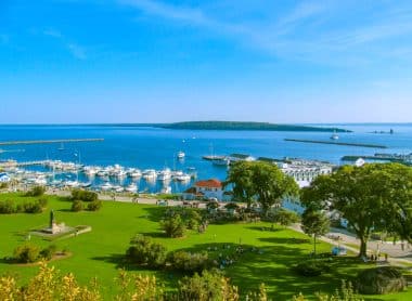 View of Mackinac Island, Michigan