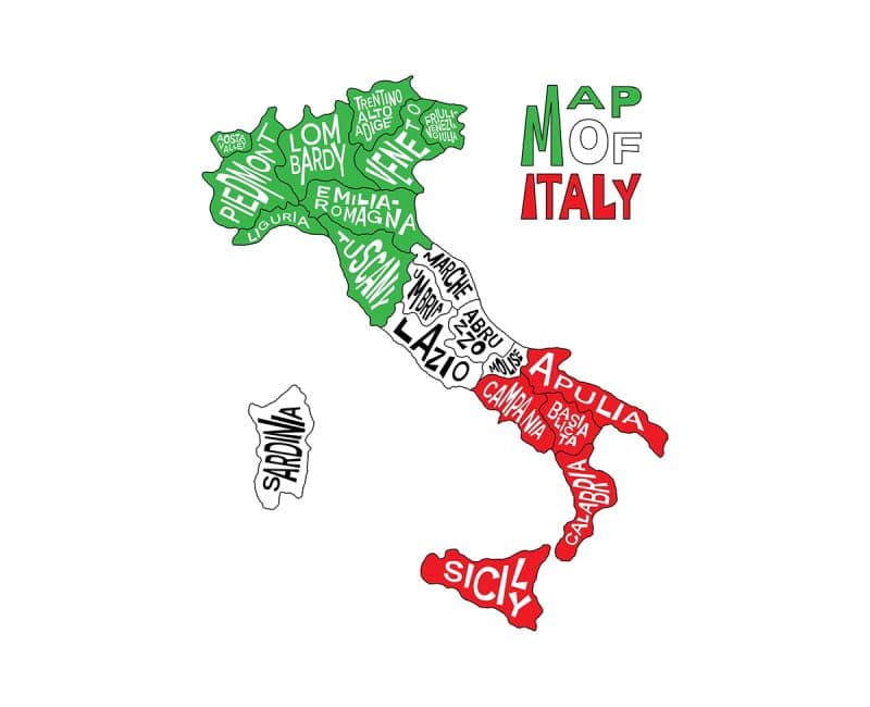 Die 20 Regionen Italiens Mit Hauptstädten reisemagazin-online.com