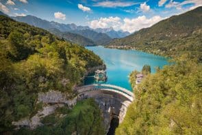 Der Lago di Barcis, Friaul-Julisch Venetien