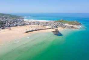 Luftbild von St. Ives