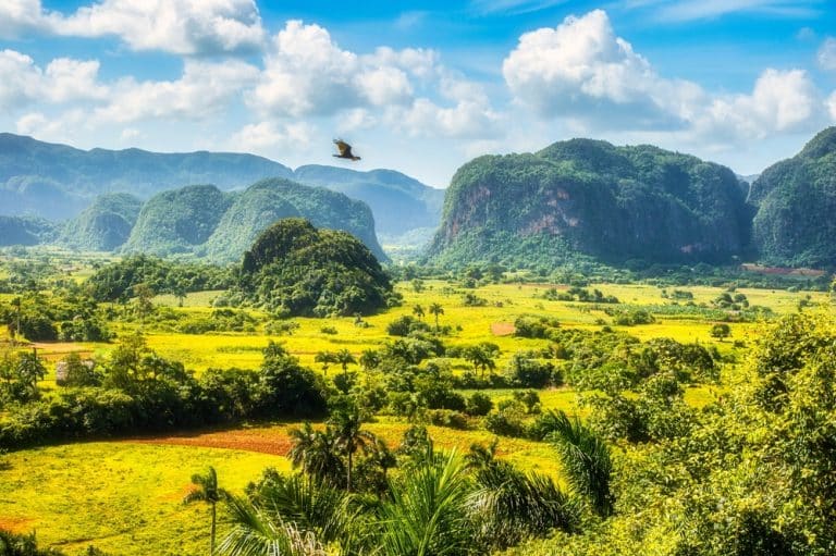 One of the most impressive landscapes in Cuba – the Viñales Valley