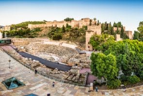 Festung Alcazaba in Malaga