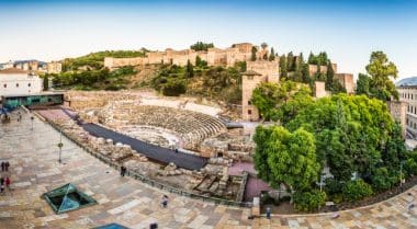 Festung Alcazaba in Malaga