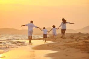 Familie am Meer