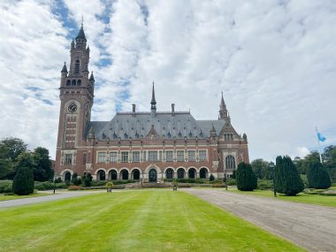 Friedenspalast von Den Haag im August 2024