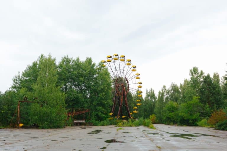 Lost Place after reactor accident: Chernobyl