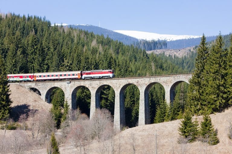 The most beautiful sights along the railway lines in Eastern Europe