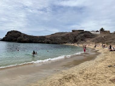 Papagayo beach in Lanzarote