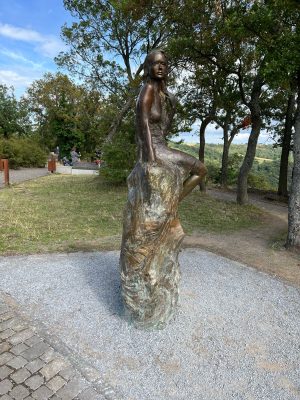 Loreley-Statue im Loreley Besucherzentrum