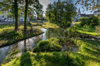 Der Fluss Pader in Paderborn