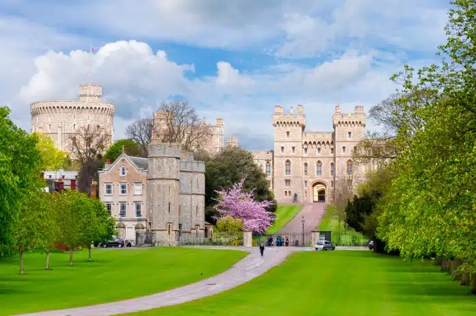 Blick auf Schloss Windsor