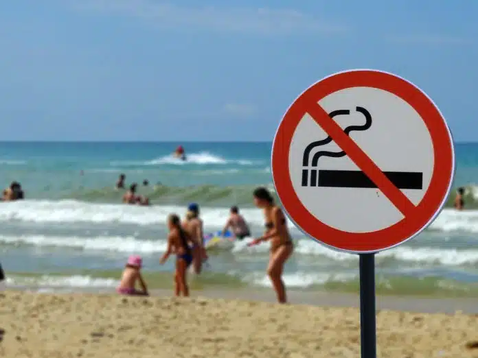 Rauchverbot am Strand