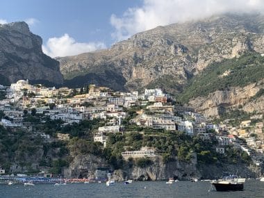 Blick auf Positano, Amalifiküste