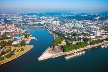 Deutsches Eck in Koblenz