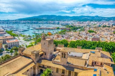 View of the marina of Palma de Mallorca