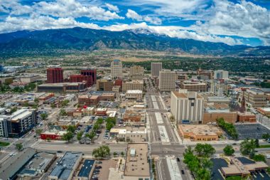 View of downtown Colorado Springs