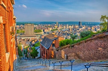 The Montagne de Bueren staircase in Liège