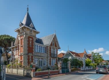 Malerische Häuser in Soulac sur Mer