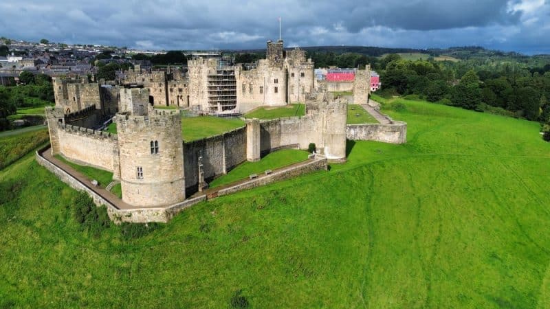 Alnwick Castle in Northumberland