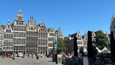 Grote Markt in Antwerpen im August 2024