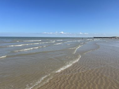 Low tide on the beach of Cadzand Bad