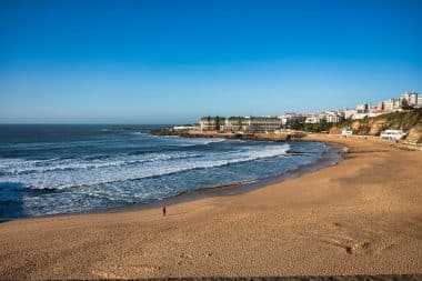 Blick auf den Strand von Ericeira