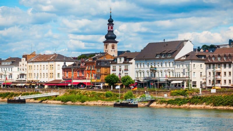 Blick auf Rüdesheim am Rhein