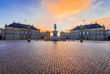 Schloss Amalienborg in Kopenhagen