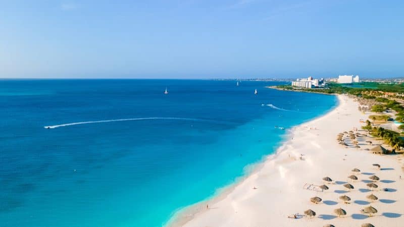 Strand in Aruba, Karibik