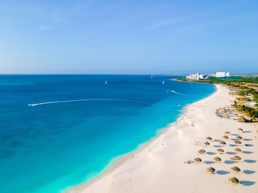 Strand in Aruba, Karibik