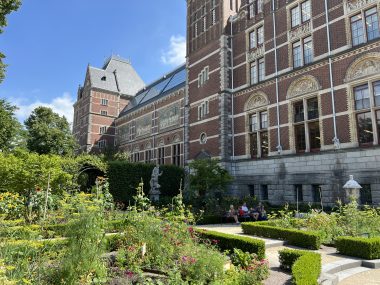 Exterior view of the Rijksmuseum in Amsterdam