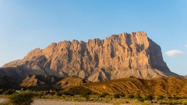 Berg Jebel Misht im Oman