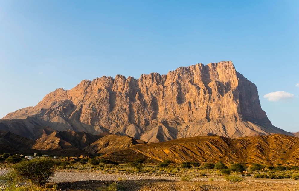 Berg Jebel Misht im Oman