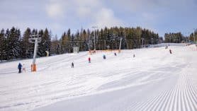 Blick auf die Piste in der Wexl Arena