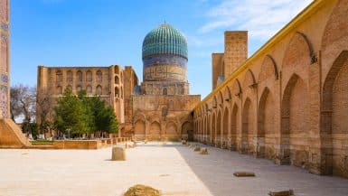 Bibi-Khanym Moschee in Samarkand, Usbekistan