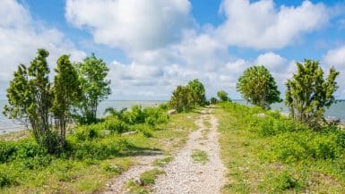 Tolles Naturbild der Insel Hiiumaa in Estland