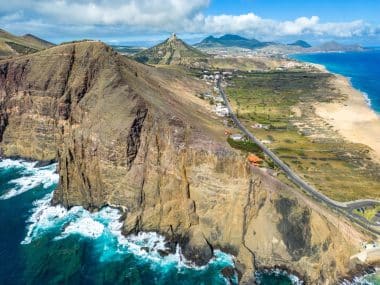 Luftbild von Porto Santo