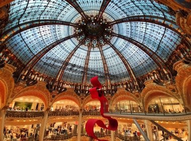 Inside the Galleries Lafayette