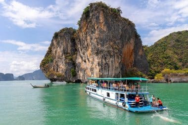 Bootsausflug in der Lagune von Koh Hong