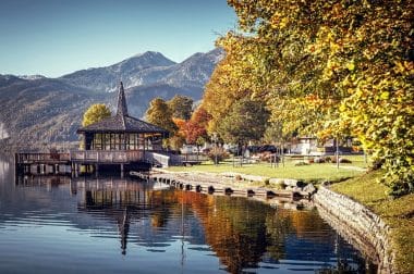 Der Grundlsee in den österreichischen Alpen