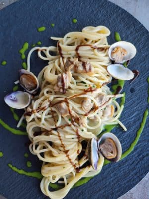 Pasta mit Muscheln