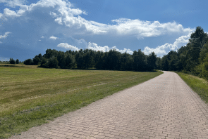 Wanderweg und Fahrradweg zwischen Neuendorf und Vitte auf Hiddensee