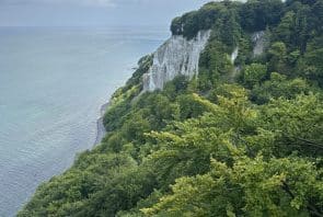 Blick auf Kreidefelsen